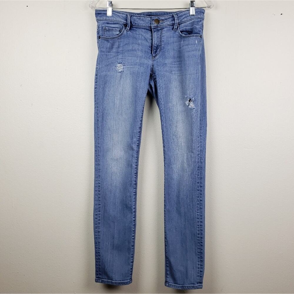 Ann Taylor Loft | Distressed Blue Jeans